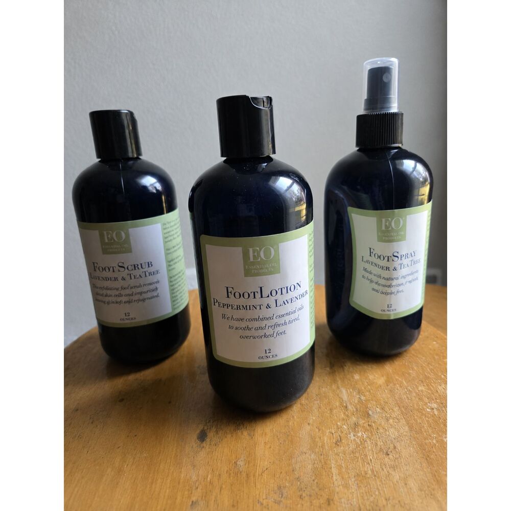 PLI PureLife Foot Care Lot Foot Scrub Foot Lotion Foot Spray Refreshing Used